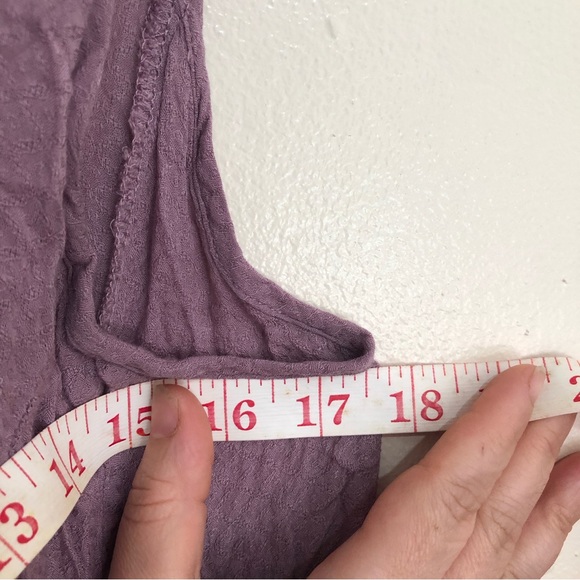 Intimately Free People Fray Ruffle Lilac Tunic Top size XS. - Picture 9 of 13